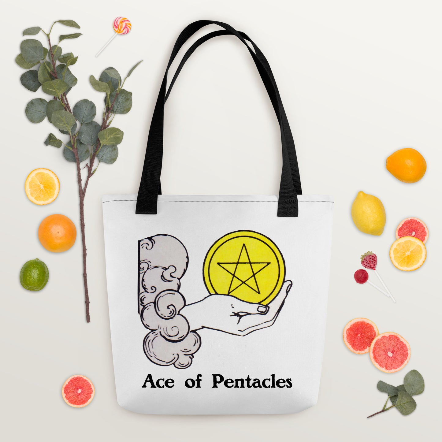 'Ace of Pentacles' Minor Arcana Tote bag | Carrying Bag