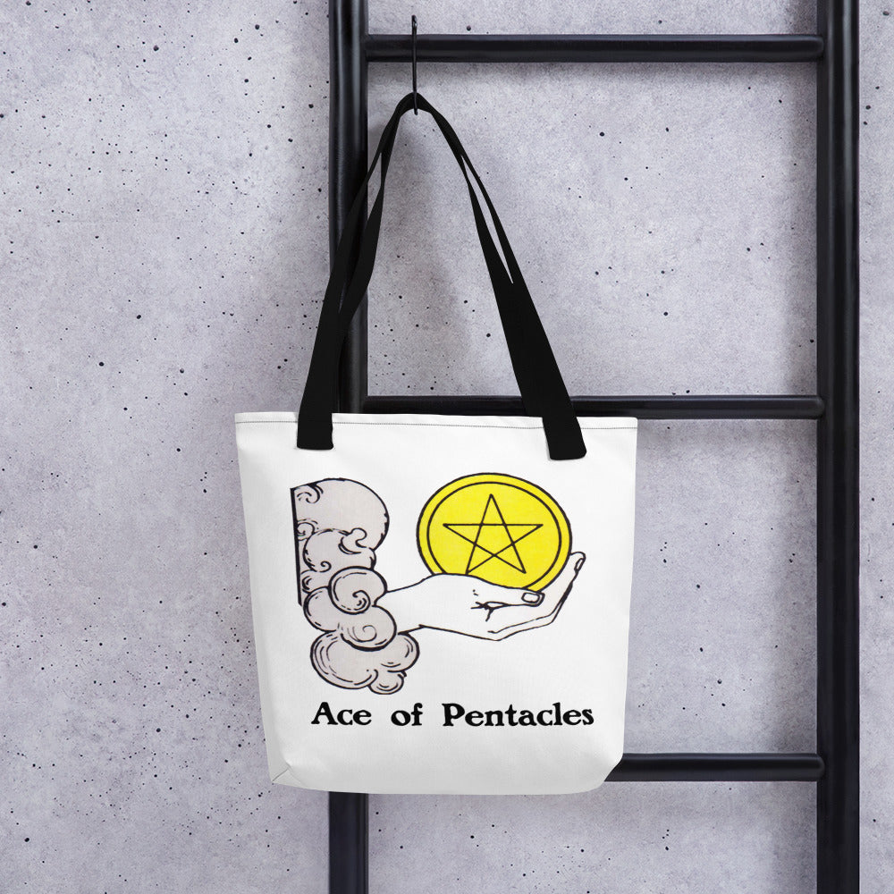'Ace of Pentacles' Minor Arcana Tote bag | Carrying Bag