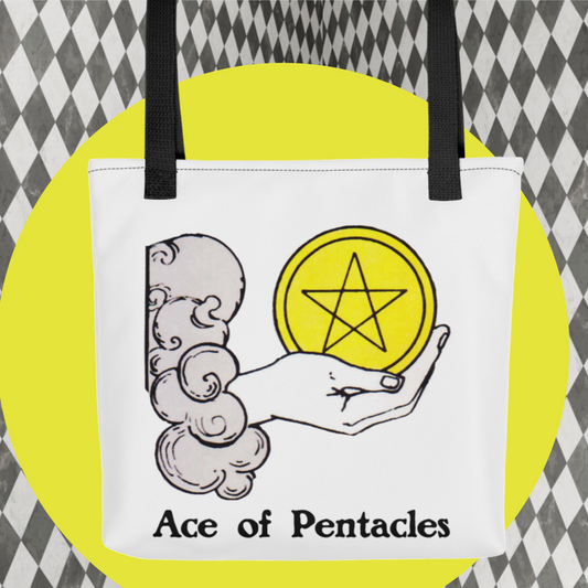 'Ace of Pentacles' Minor Arcana Tote bag | Carrying Bag