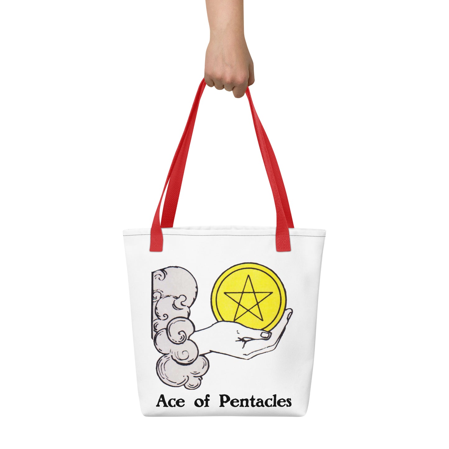 'Ace of Pentacles' Minor Arcana Tote bag | Carrying Bag