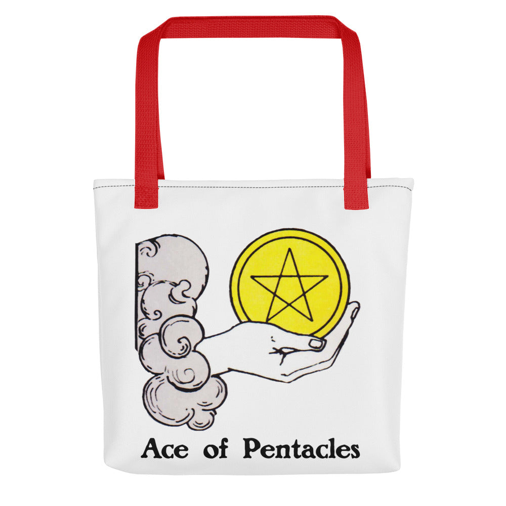 'Ace of Pentacles' Minor Arcana Tote bag | Carrying Bag