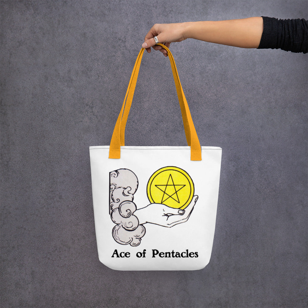 'Ace of Pentacles' Minor Arcana Tote bag | Carrying Bag