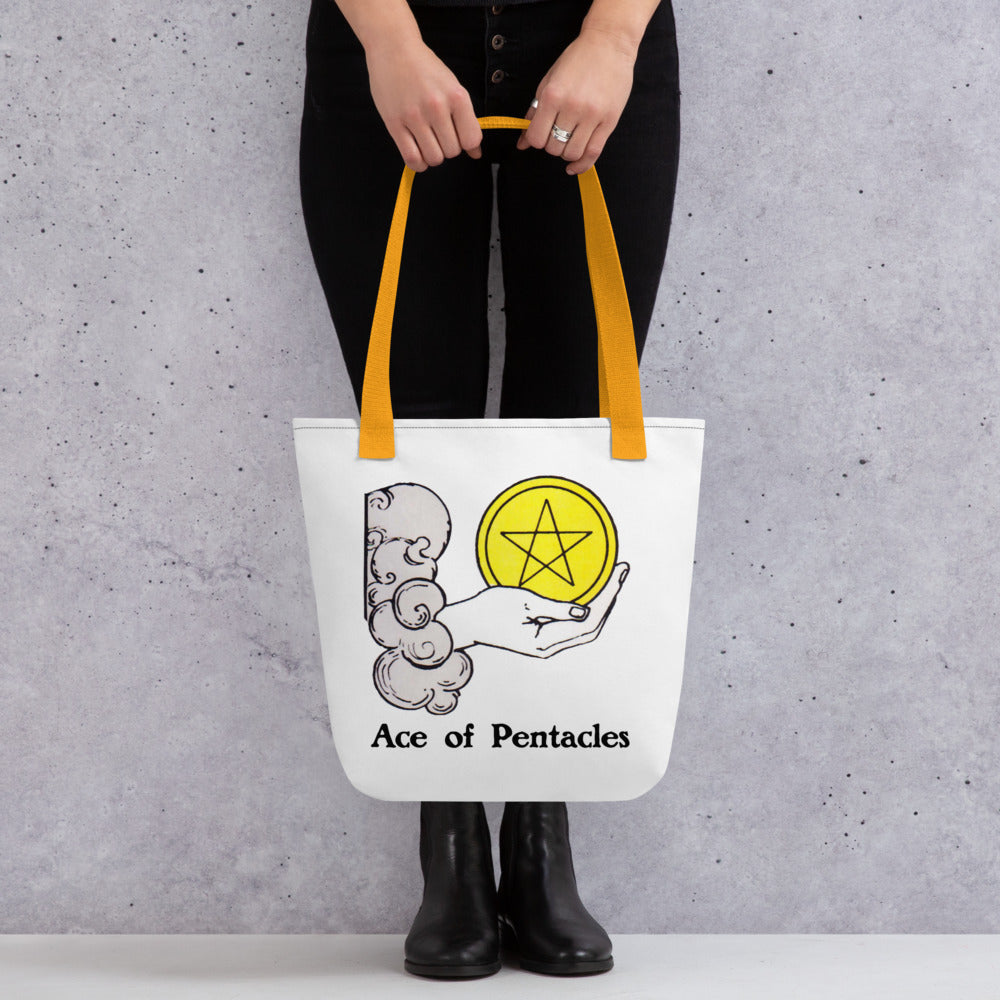 'Ace of Pentacles' Minor Arcana Tote bag | Carrying Bag