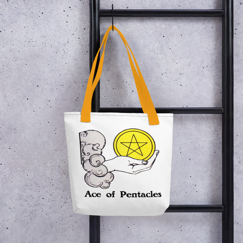 'Ace of Pentacles' Minor Arcana Tote bag | Carrying Bag
