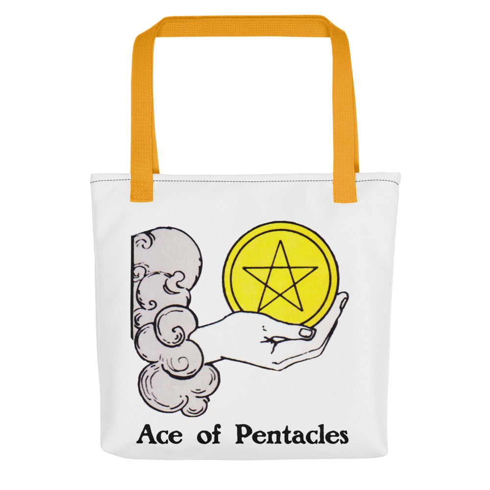 'Ace of Pentacles' Minor Arcana Tote bag | Carrying Bag