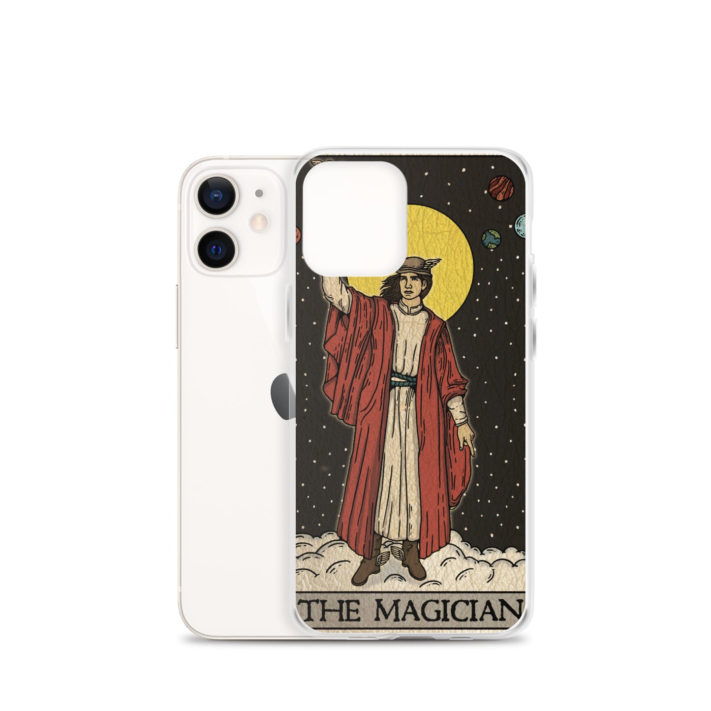 'The Magician' Tard Card - Greek God Hermes Clear - Transluscent iPhone Case