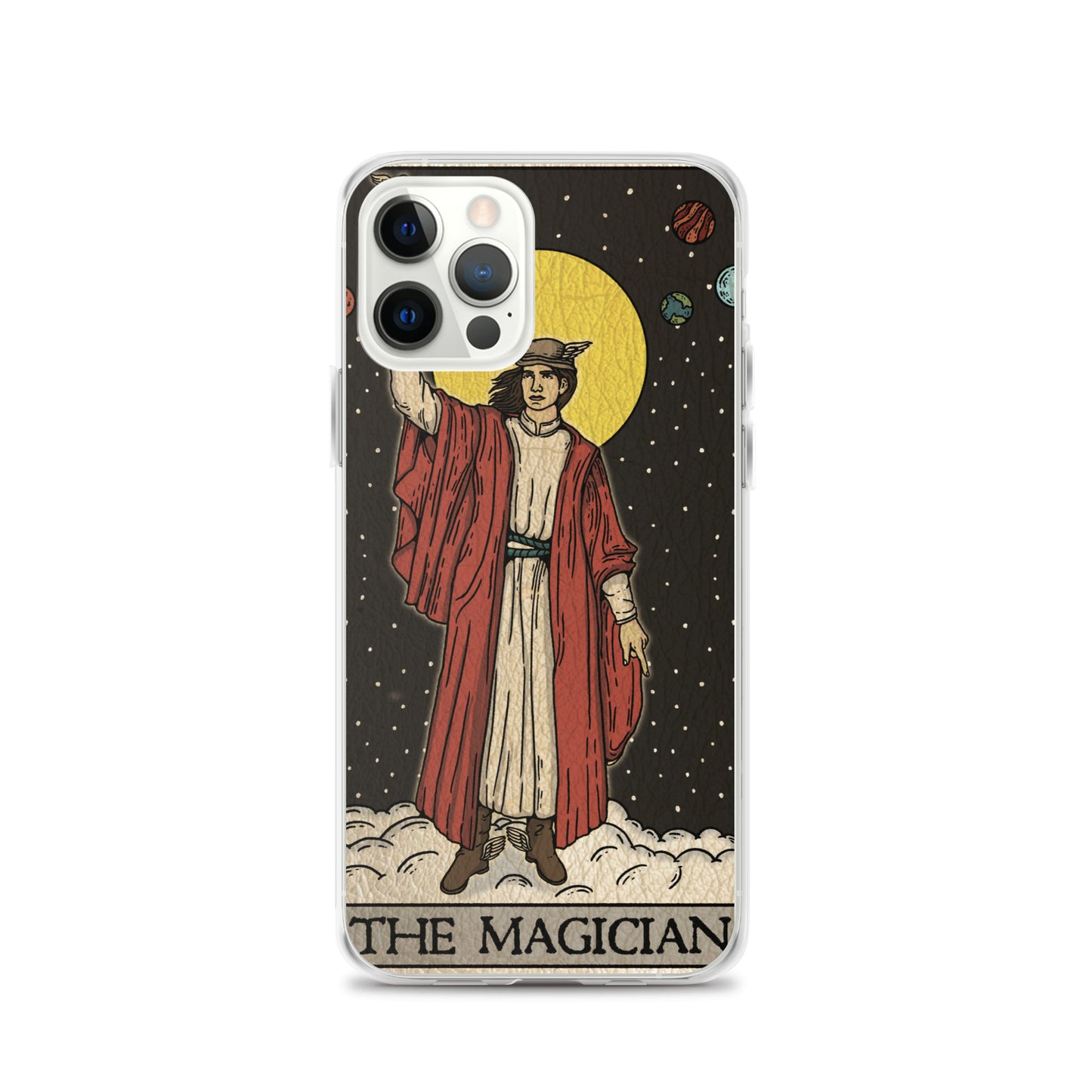 'The Magician' Tard Card - Greek God Hermes Clear - Transluscent iPhone Case