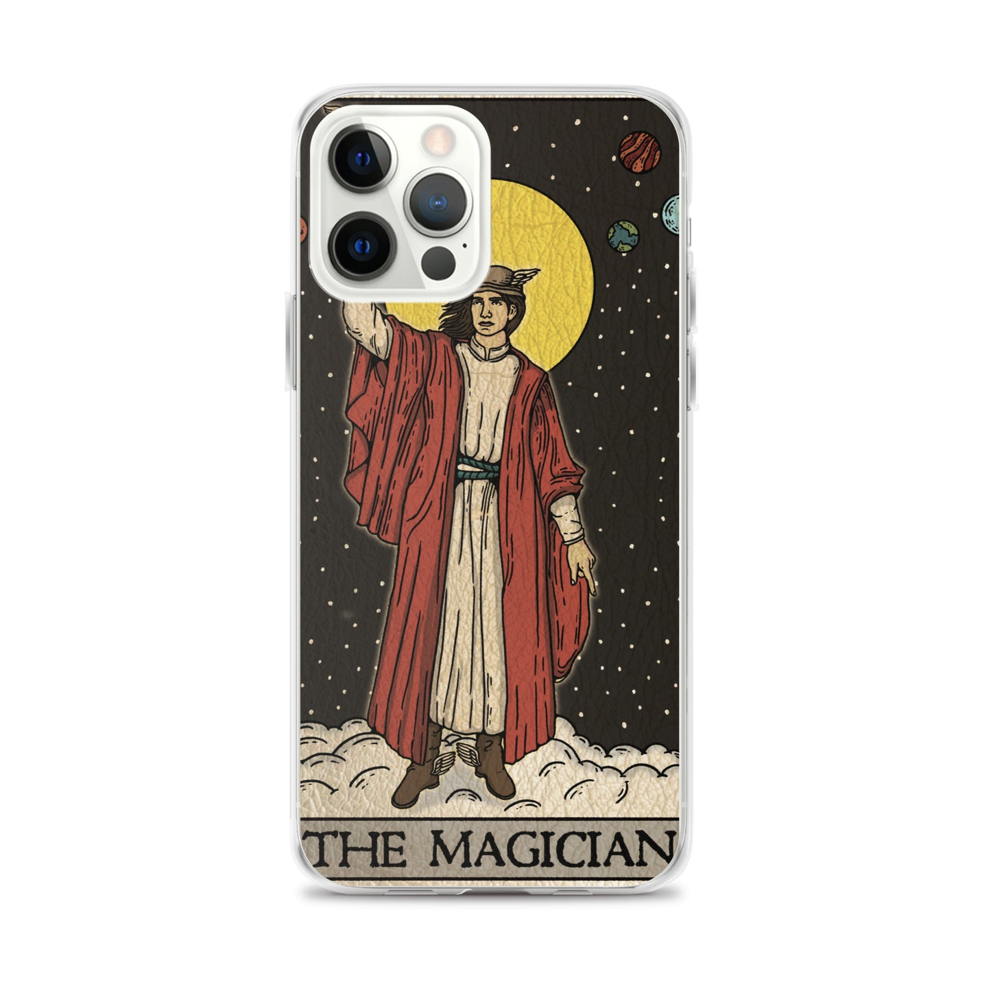 'The Magician' Tard Card - Greek God Hermes Clear - Transluscent iPhone Case