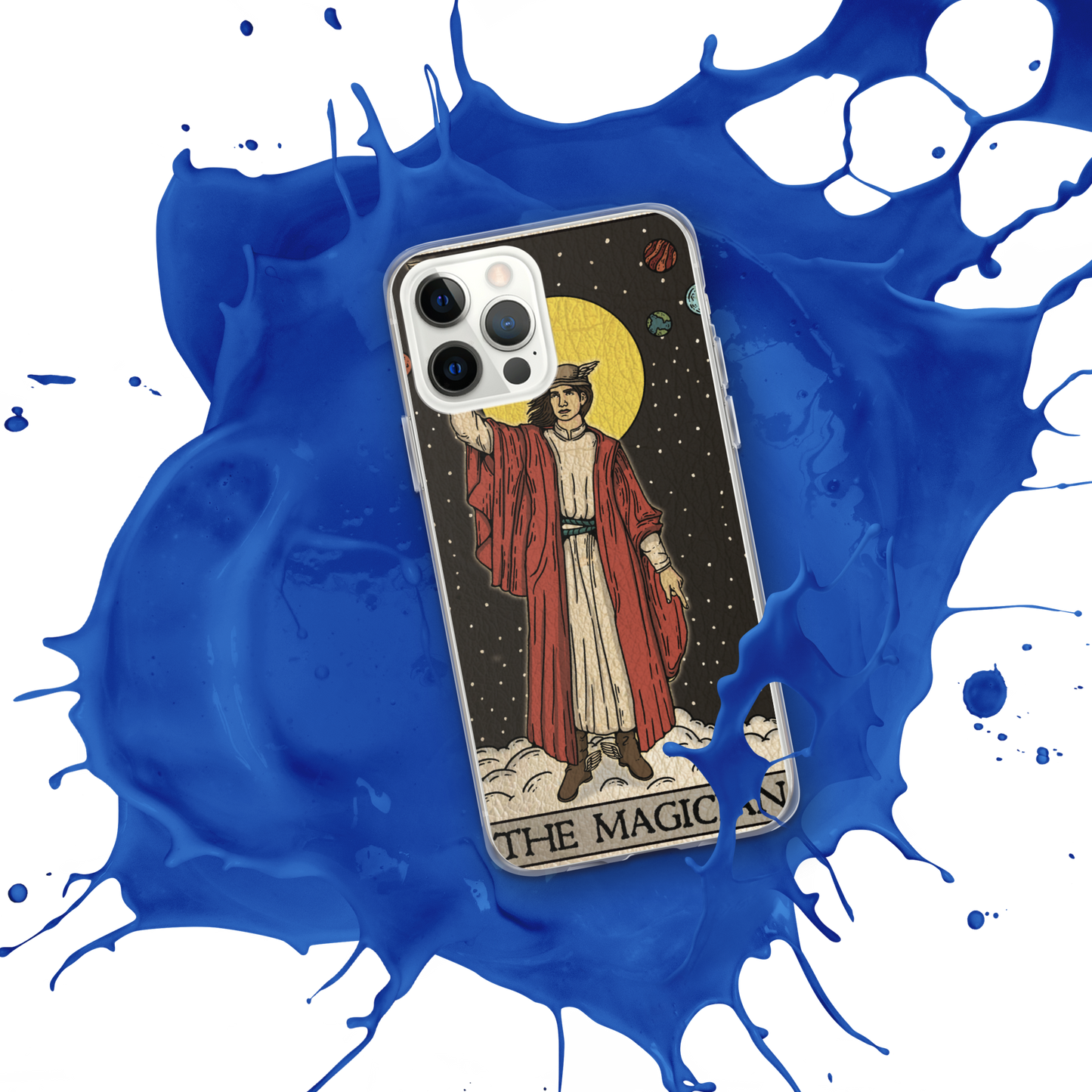 'The Magician' Tard Card - Greek God Hermes Clear - Transluscent iPhone Case