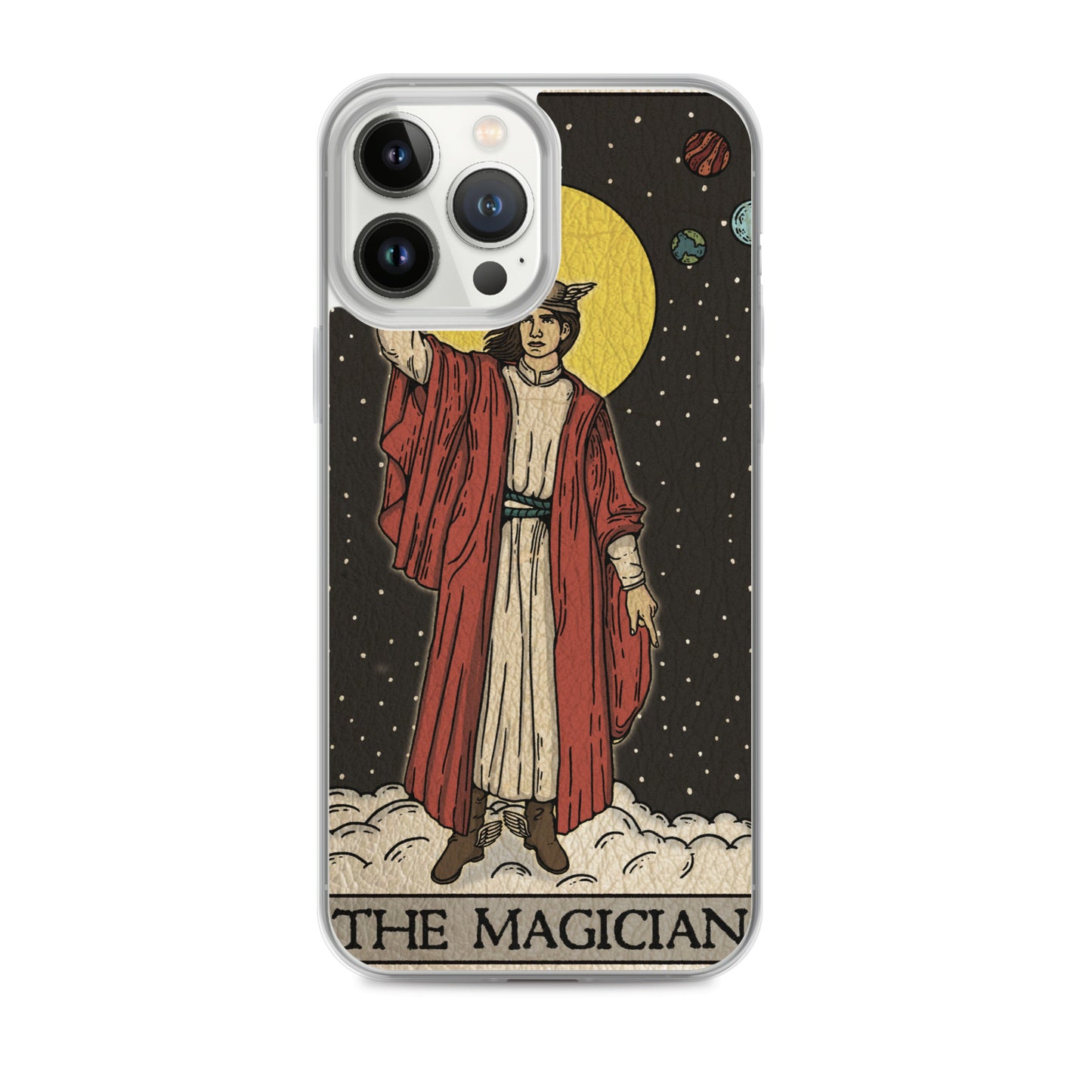 'The Magician' Tard Card - Greek God Hermes Clear - Transluscent iPhone Case
