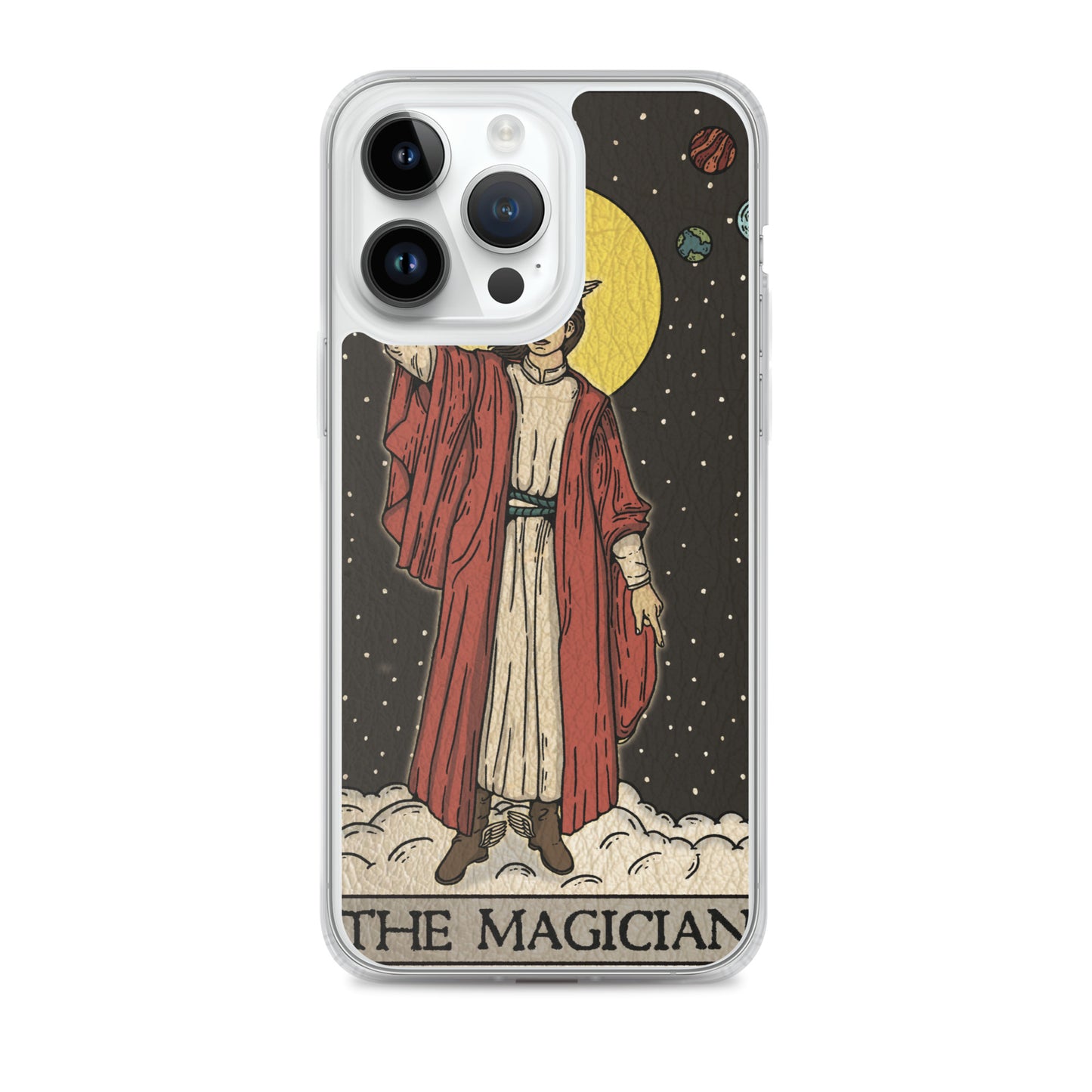 'The Magician' Tard Card - Greek God Hermes Clear - Transluscent iPhone Case