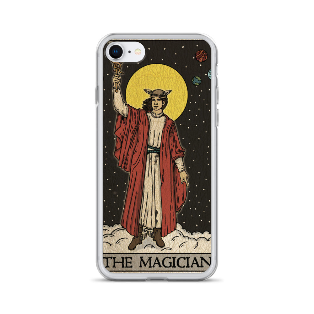 'The Magician' Tard Card - Greek God Hermes Clear - Transluscent iPhone Case
