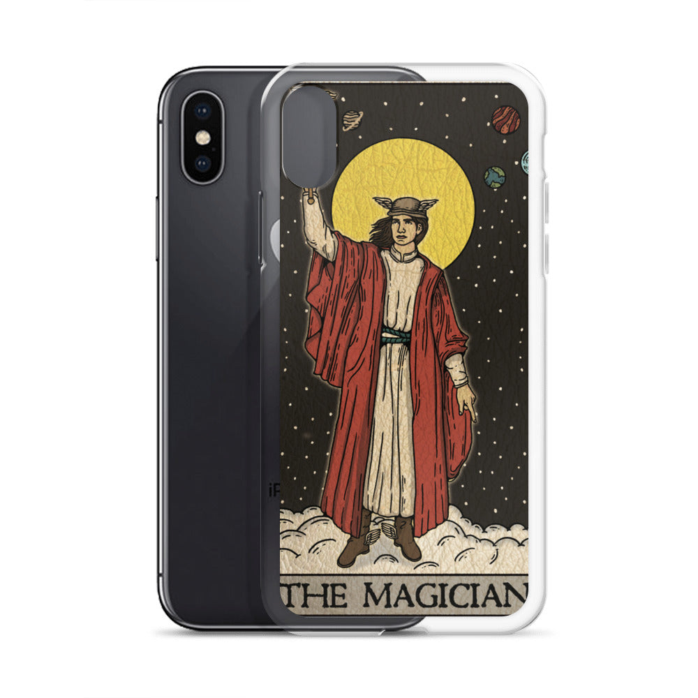 'The Magician' Tard Card - Greek God Hermes Clear - Transluscent iPhone Case