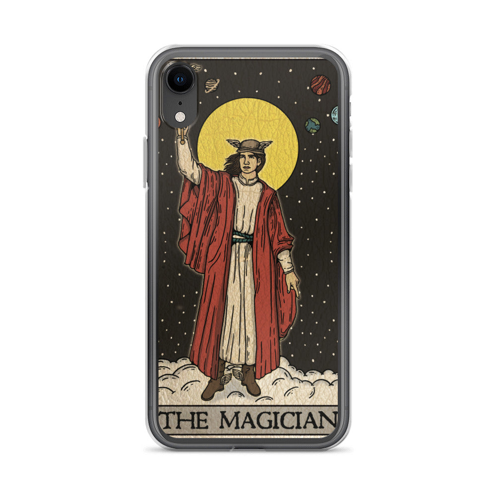 'The Magician' Tard Card - Greek God Hermes Clear - Transluscent iPhone Case