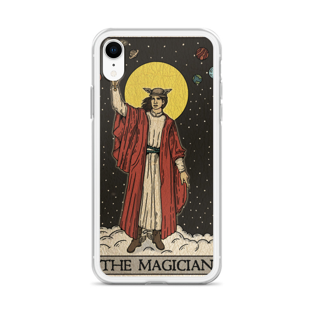 'The Magician' Tard Card - Greek God Hermes Clear - Transluscent iPhone Case