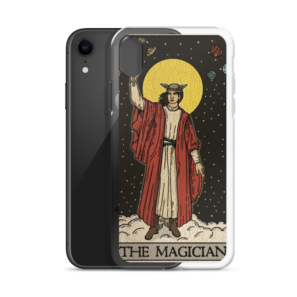 'The Magician' Tard Card - Greek God Hermes Clear - Transluscent iPhone Case