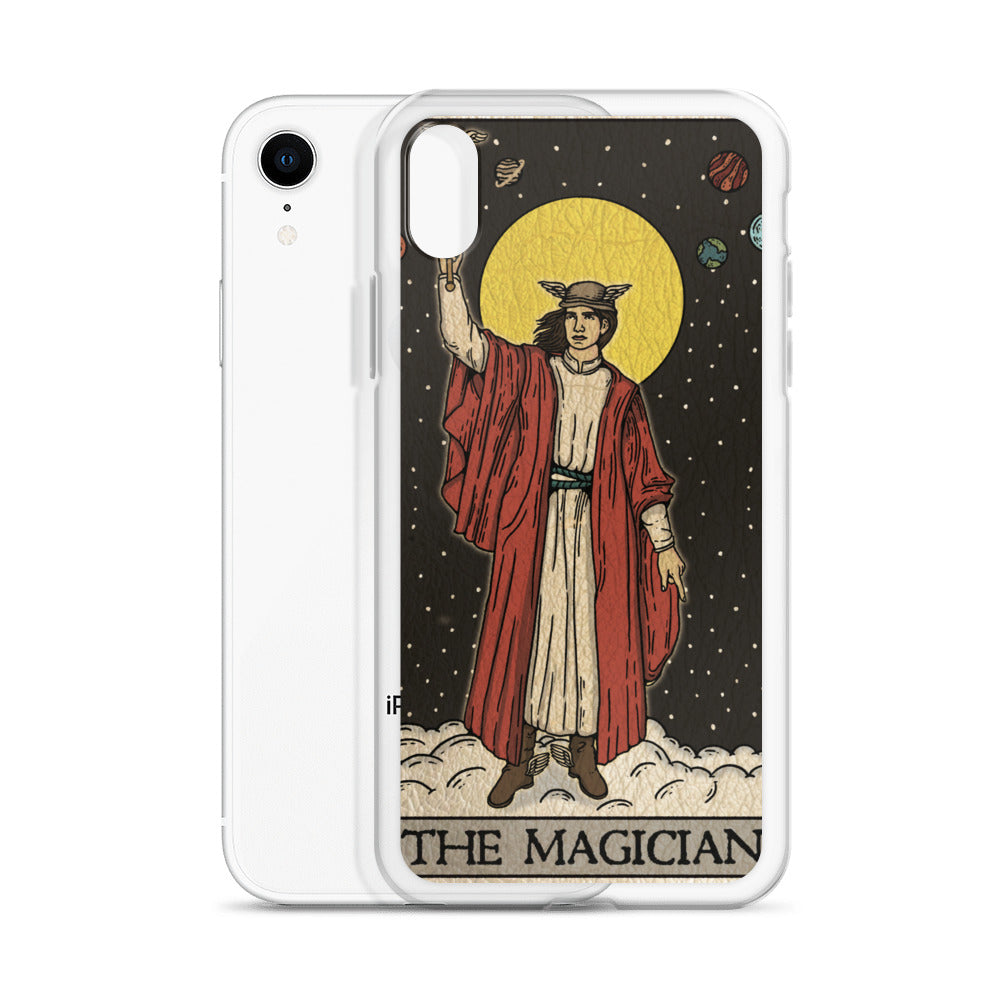'The Magician' Tard Card - Greek God Hermes Clear - Transluscent iPhone Case