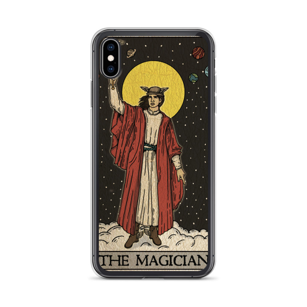 'The Magician' Tard Card - Greek God Hermes Clear - Transluscent iPhone Case
