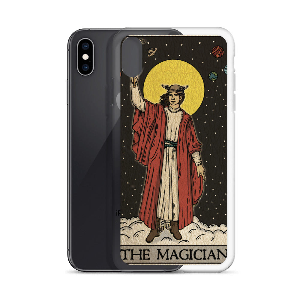'The Magician' Tard Card - Greek God Hermes Clear - Transluscent iPhone Case