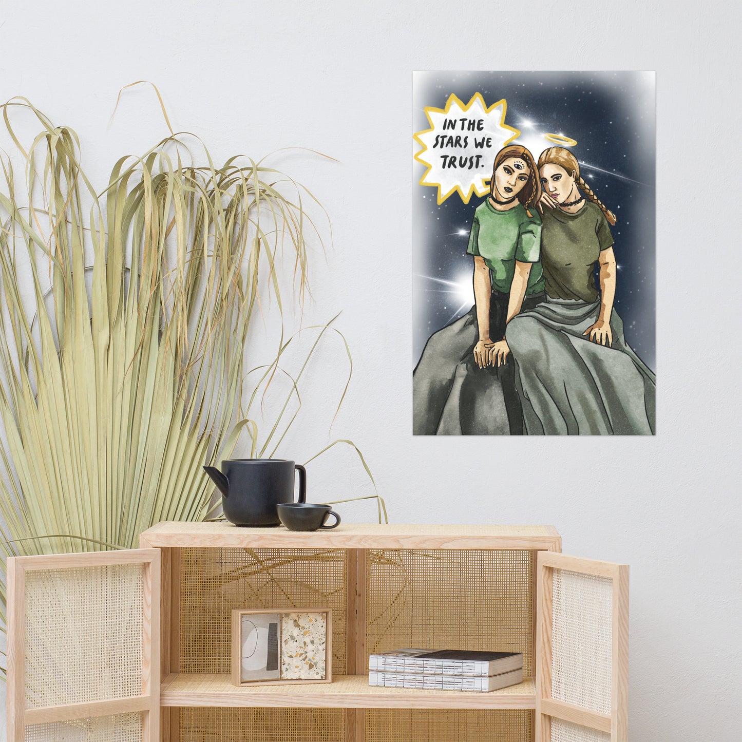 'In the Stars We Trust' Thick Matte Premium Paper Poster