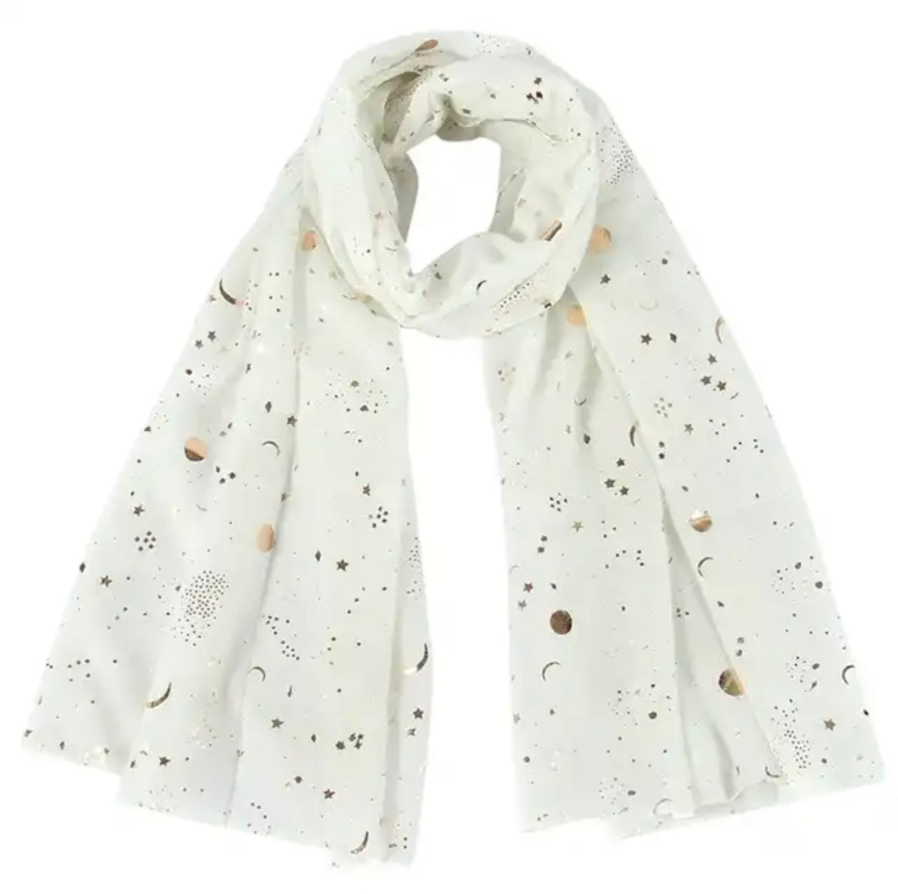 Starry Night Sky Scarf | Celestial Apparel Accessories