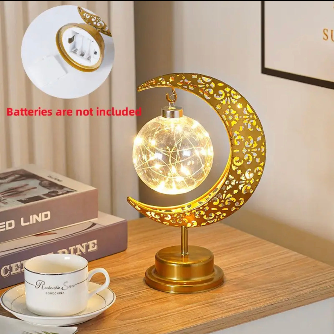Aesthetic Moon, Star Table Desk Lamp | Starry Home Decor