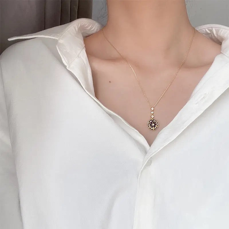 Sterling Silver Moon Necklace | Celestial Jewelry