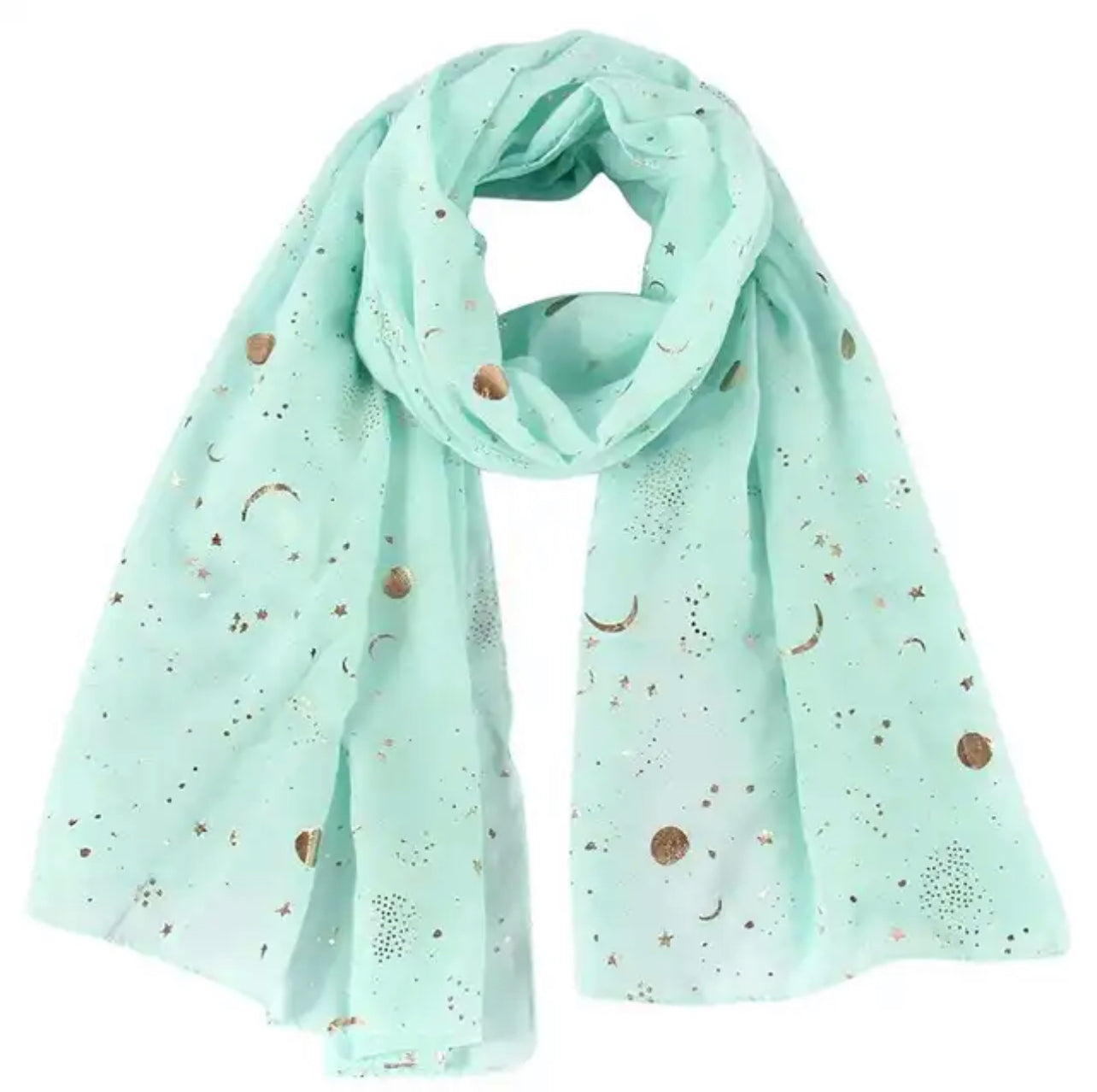 Starry Night Sky Scarf | Celestial Apparel Accessories