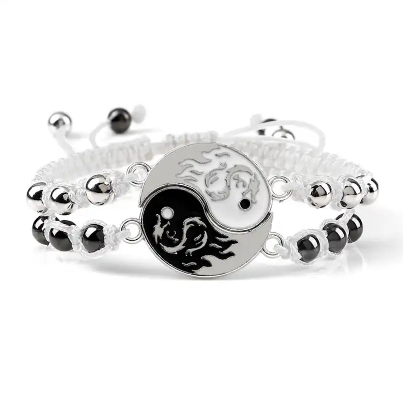 Yin Yang Wish Bracelet | Spiritual, Buddhist, Dragon Style Jewelry Men/Women