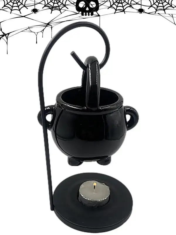 Witchy Cauldron Decor | Incense Burning, essential oils