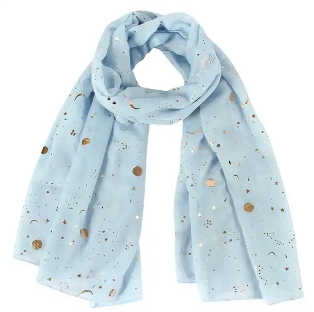 Starry Night Sky Scarf | Celestial Apparel Accessories