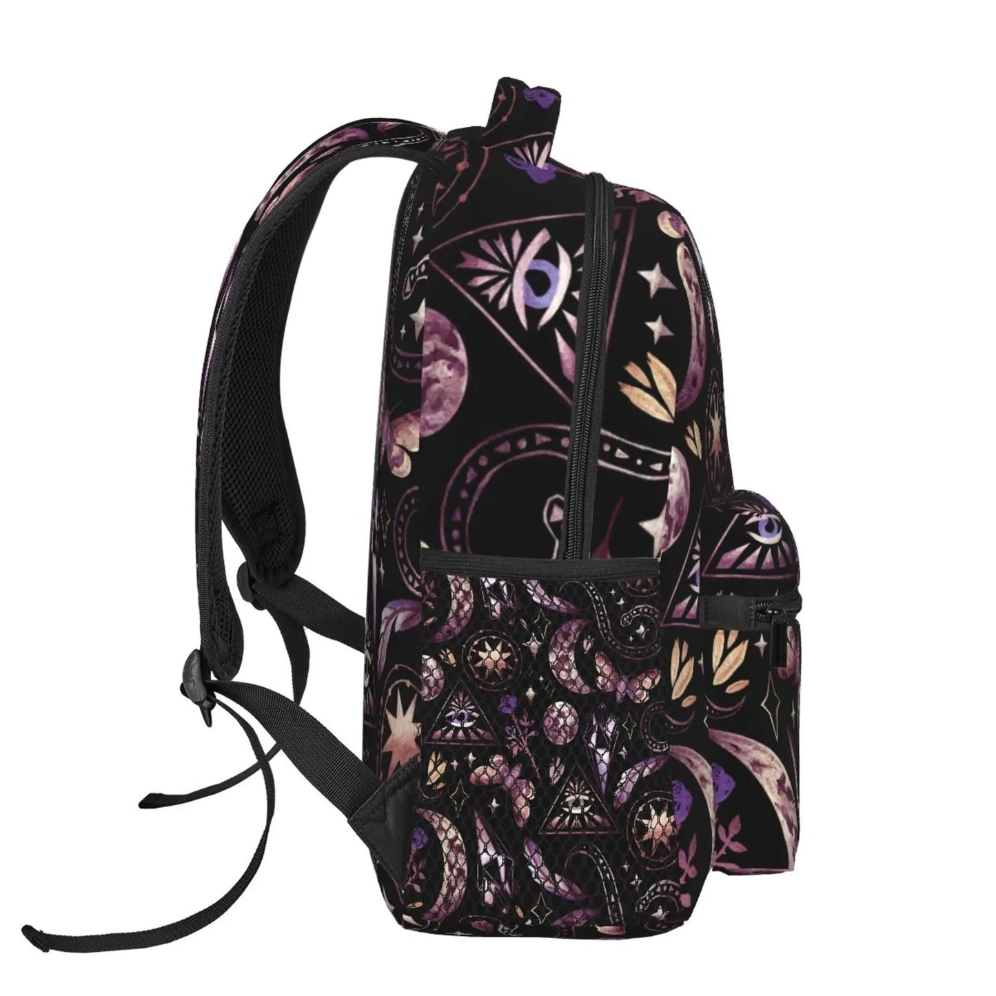 Purple Witchy Spiritual Backpack | Divination School Bag