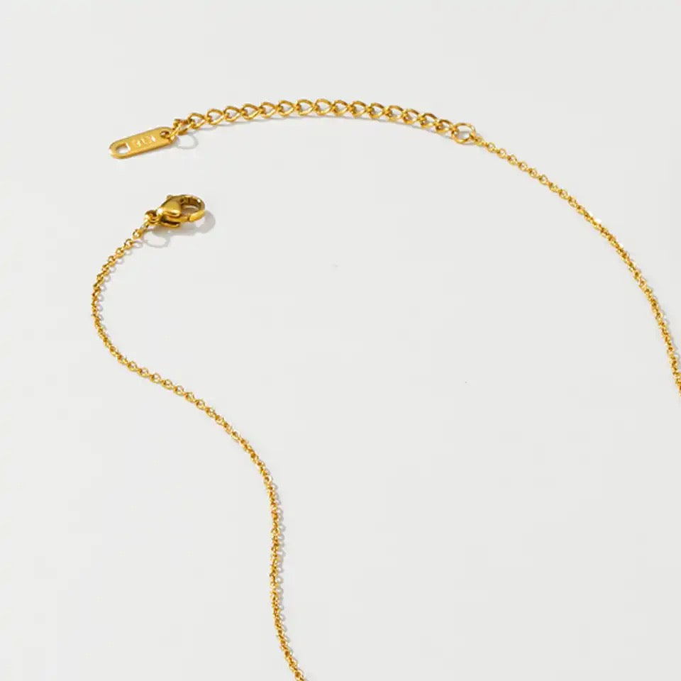 14k Gold Plated Ying Yang Necklace - Pendant | Buddhist Jewelry