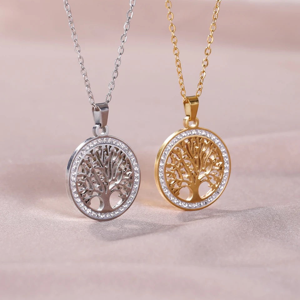 Tree of Life Gold/Silver Necklace
