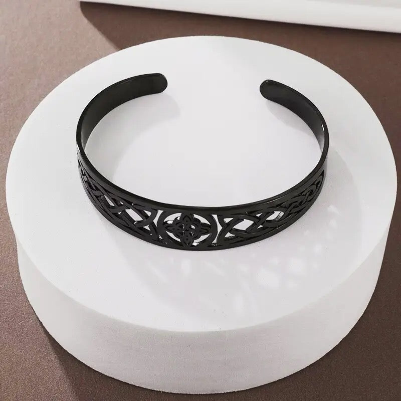 Witch's Knot Bracelet | 316L Stainless Steel | Black, Silver, Gold