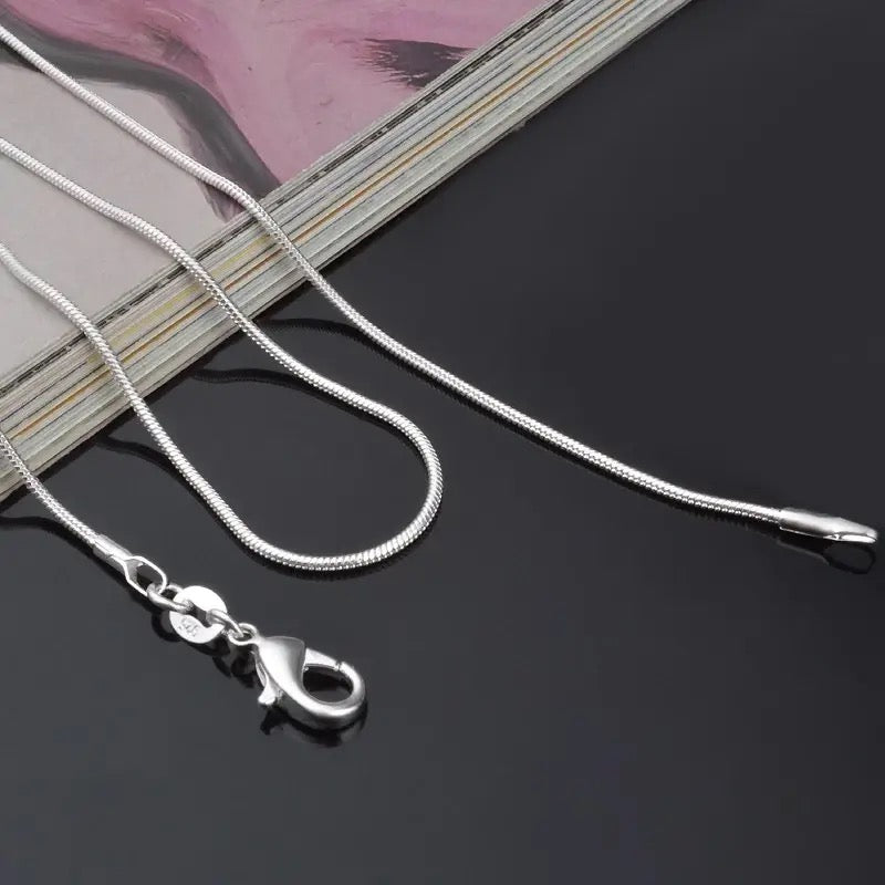 925 Sterling Silver Necklace Chain | Authentic, 40cm - 70cm