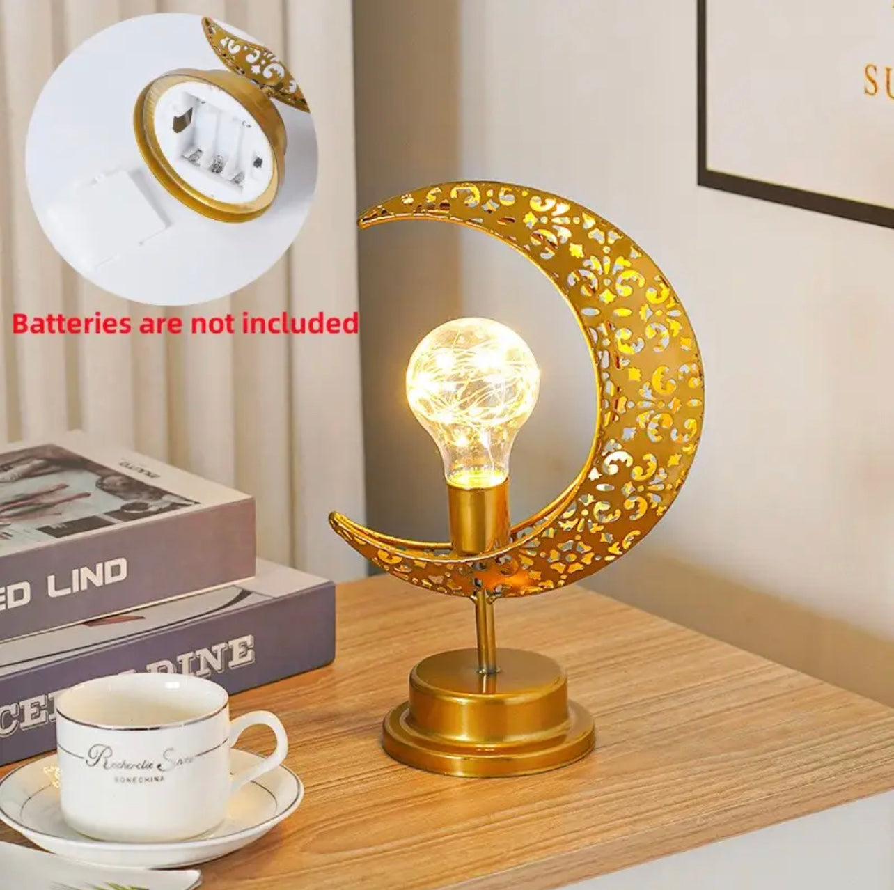 Aesthetic Moon, Star Table Desk Lamp | Starry Home Decor