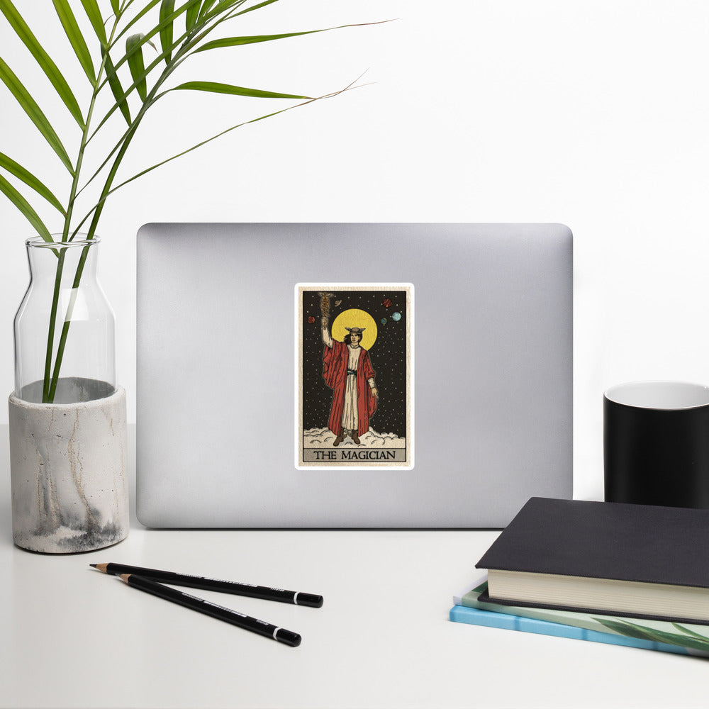 Tarot Card ‘The Magician’ Bubble-free stickers | Laptop, Locker, Crafting