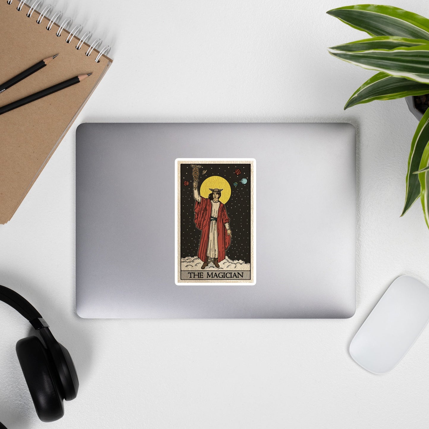 Tarot Card ‘The Magician’ Bubble-free stickers | Laptop, Locker, Crafting