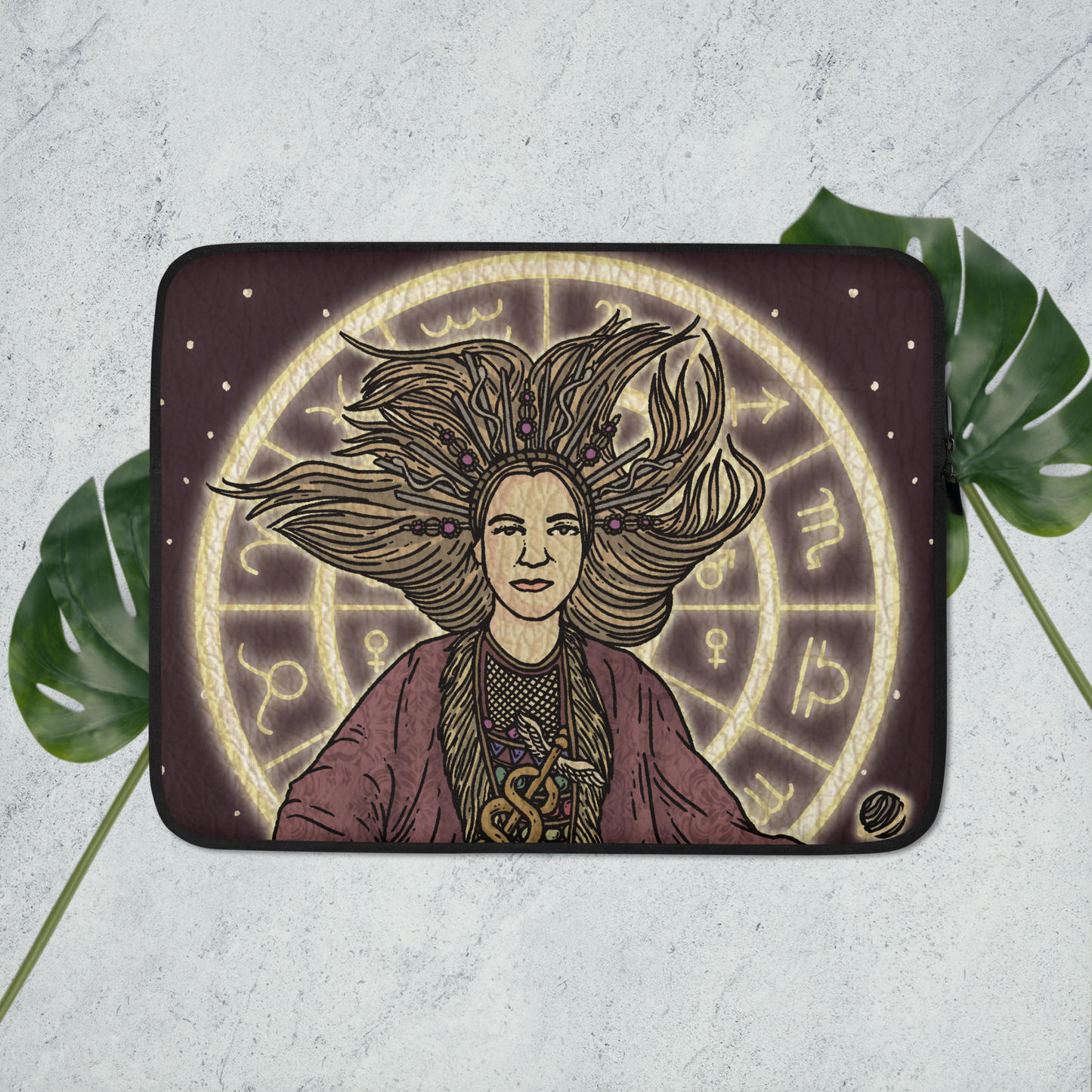 Astrogirl Tarot Card Laptop Sleeve | Astrology-themed