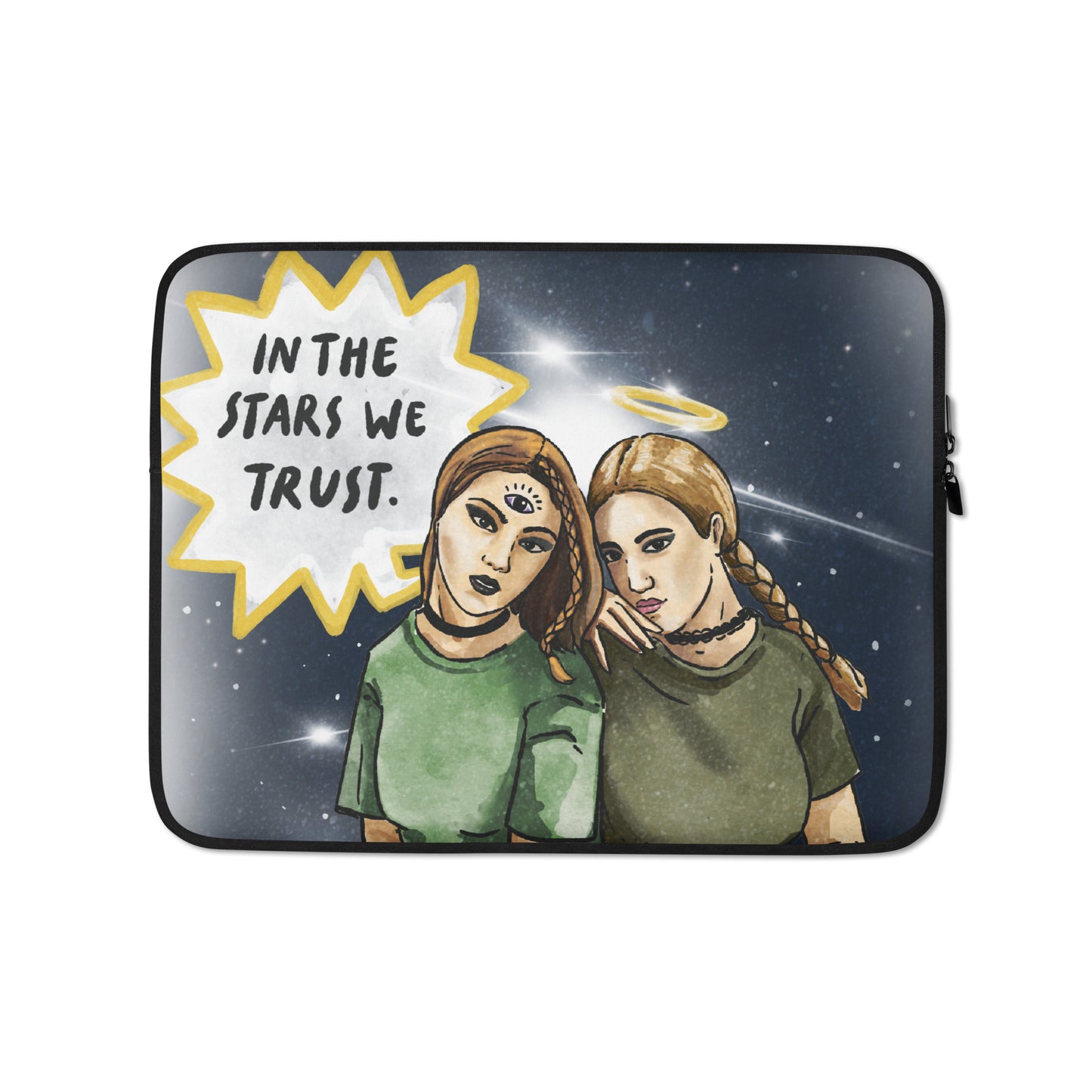 'In the Stars We Trust' Laptop Sleeve | Astrology Themed