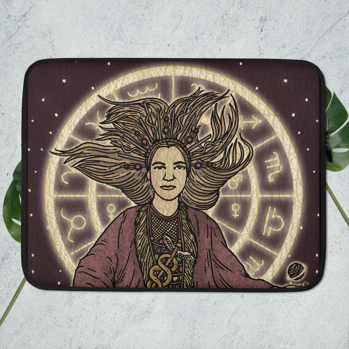 Astrogirl Tarot Card Laptop Sleeve | Astrology-themed