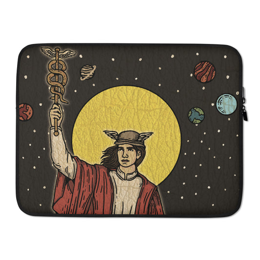 'The Magician' Tarot Card - Hermes Greek God Laptop Sleeve