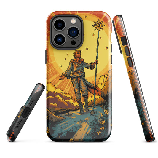 'The Enlightened Fool' Tarot Card Inspired Durable, Anti-Shock Premium iPhone Case
