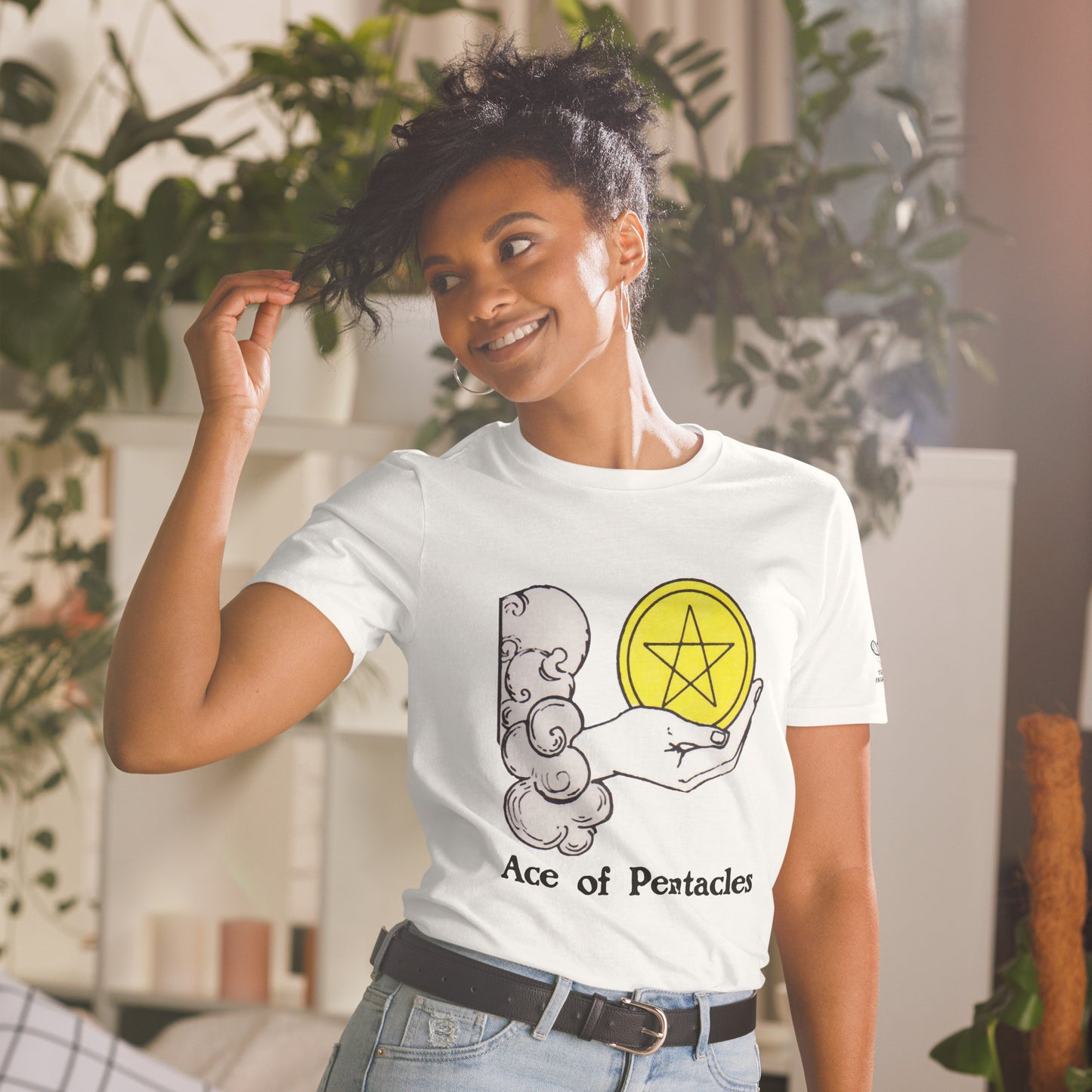 'Ace of Pentacles' Unisex Tarot Card T-Shirt | Tarot Awakened