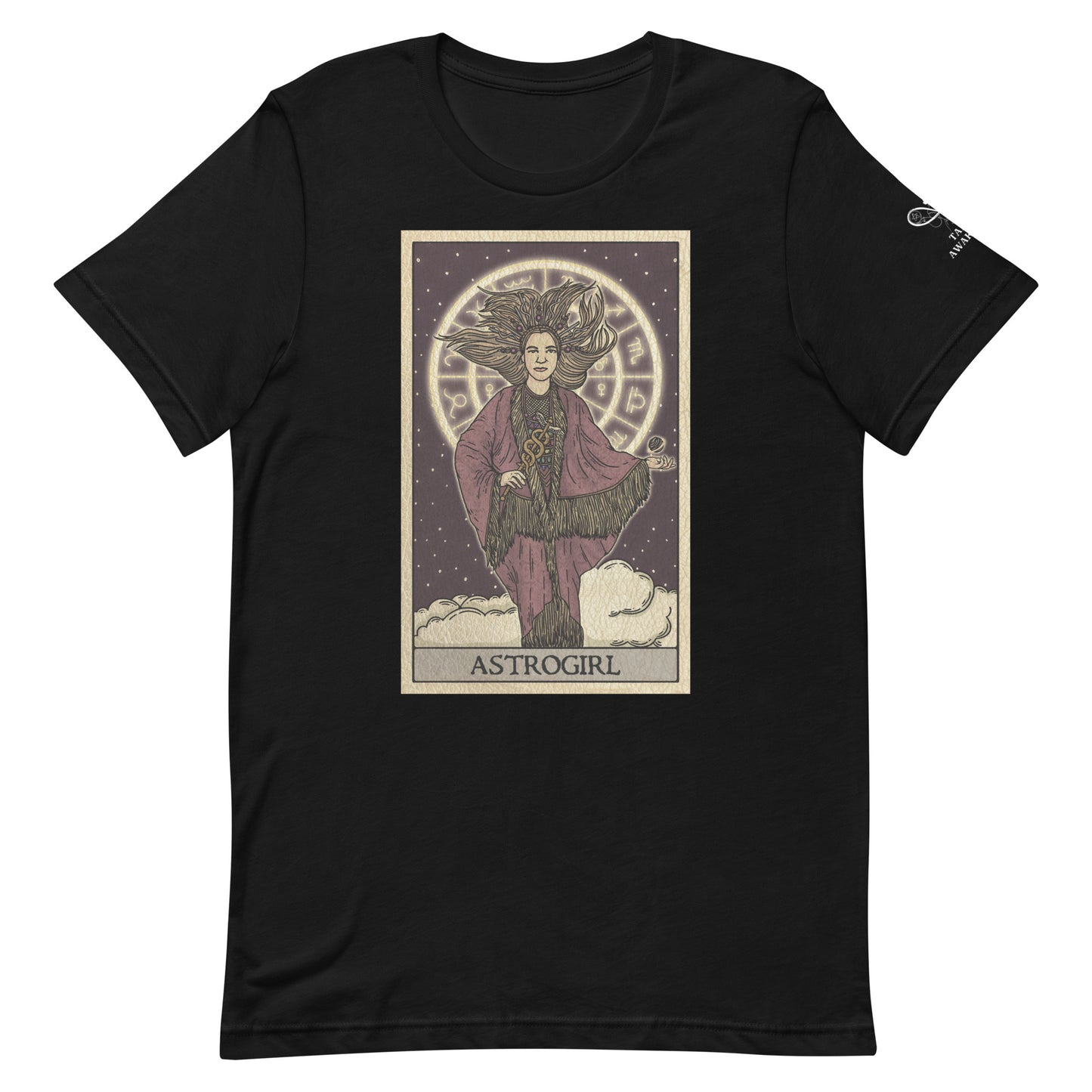 'Astrogirl' Tarot Card Unisex Branded T-shirt | Tarot Awakened