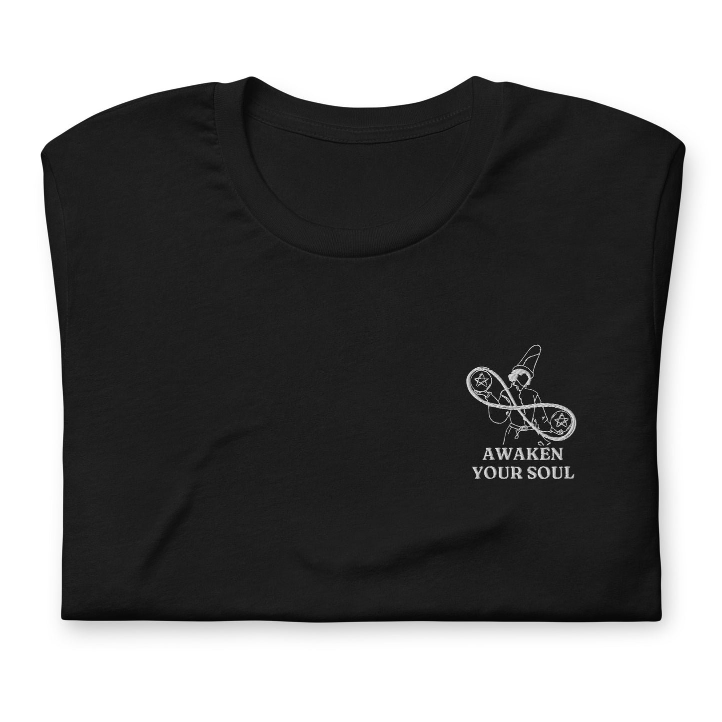 'Awaken Your Soul' Branded & Embroidered Tarot Awakened Unisex t-shirt