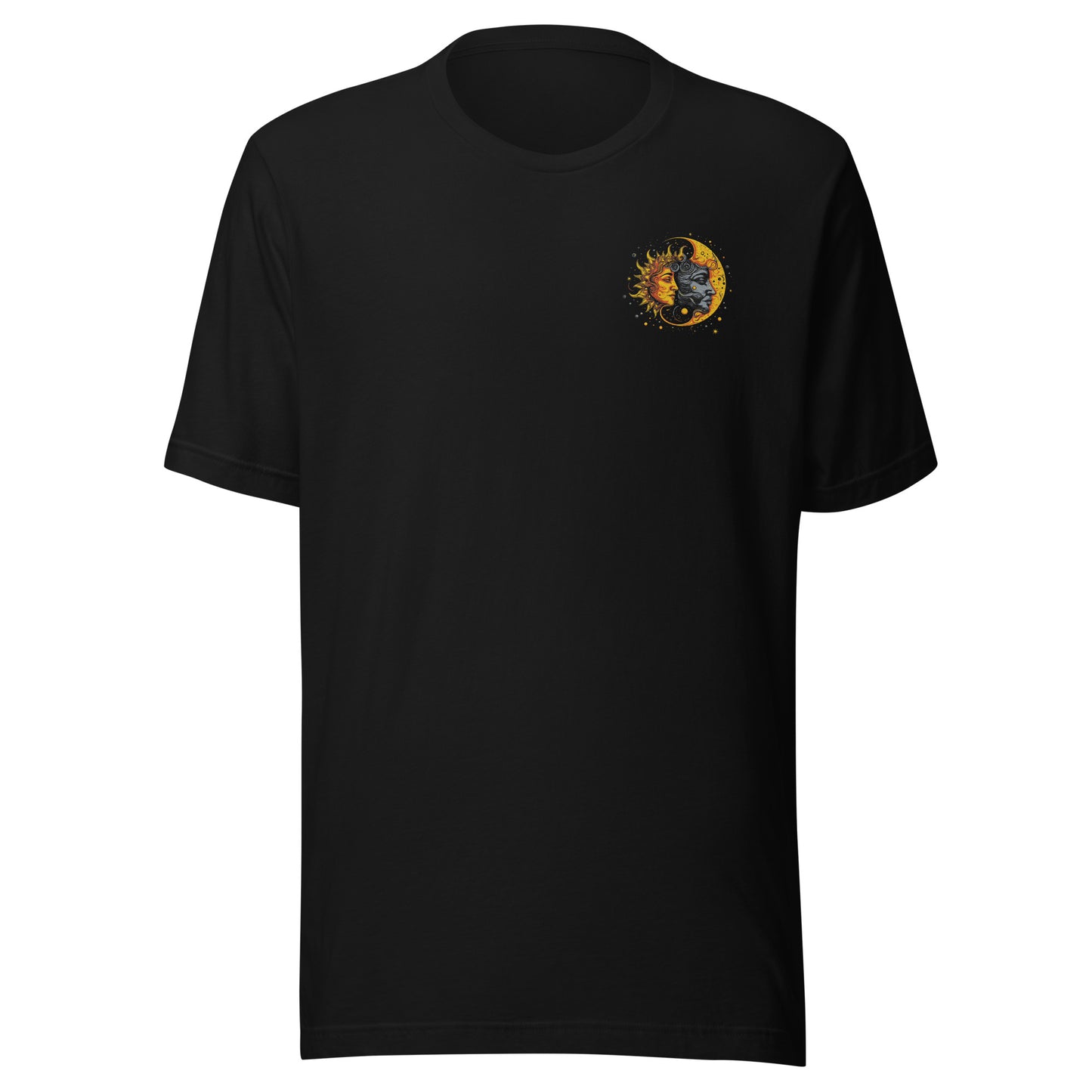 'Divine Feminine Moon Goddess' Celestial and Spiritual Style Unisex Embroidered t-shirt