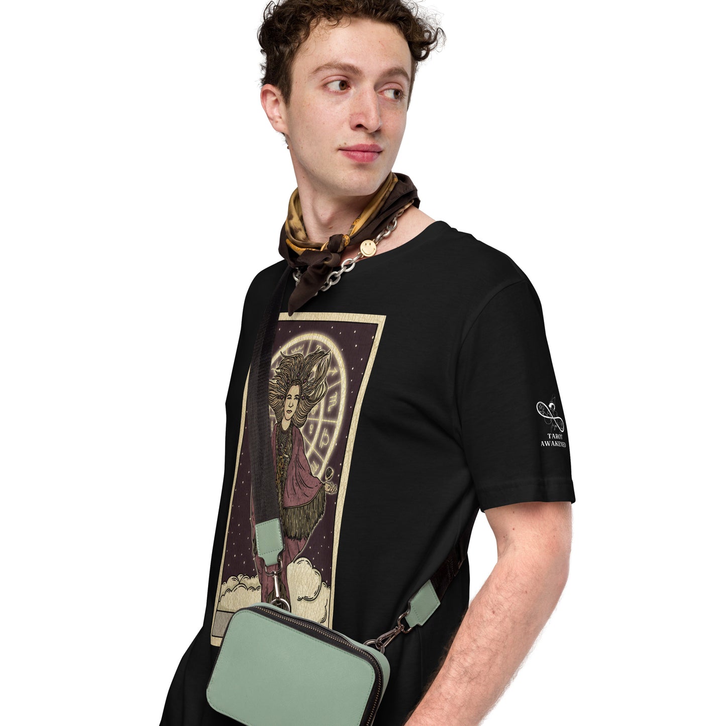 'Astrogirl' Tarot Card Unisex Branded T-shirt | Tarot Awakened