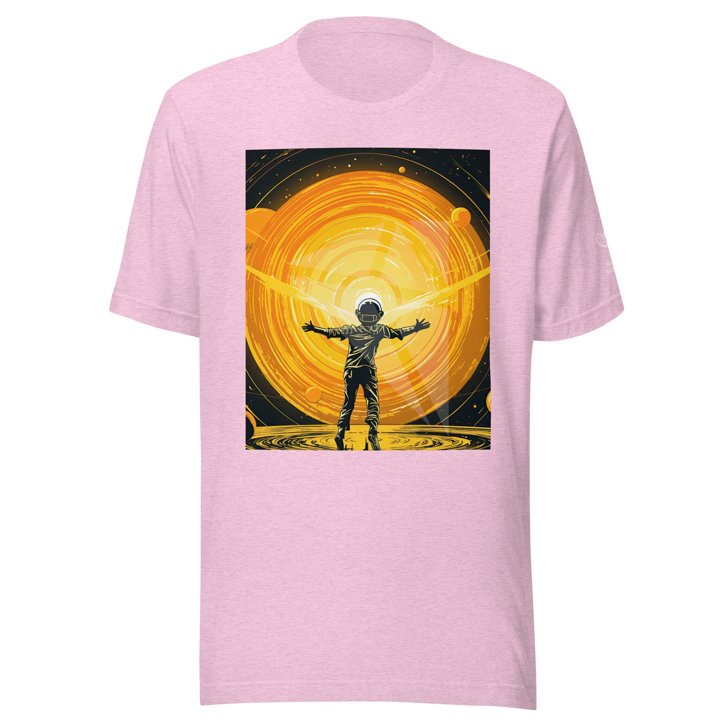 Celestial 'Spaceman' Branded Unisex t-shirt | Cosmic-Themed